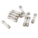 10Pcs 250V 0.5A 500mA Fast Blow Ceramic Fuses Tubes 5mm x 20mm C5N3