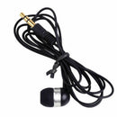 Single Side Universal 3.5mm Headset In Ear Mono Wire Earbud Earphone Headphone *