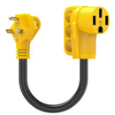 Kohree 30 Amp to 50 Amp RV Plug Adapter Heavy Duty Dogbone Electrical Power