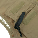 Men Multi Pocket Waistcoat Fishing Vest Photography Work Camera Vest 4XL with