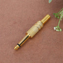 6.5mm 6.35mm 1/4in Male Mono Plug Adapter Headphone DIY Audio Connectors hv2n