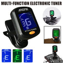 LED Clip-on Electronic Digital Guitar Tuner Chromatic Bass Violin Ukulele Tuner