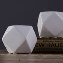 Hexagon White Ceramic Tealight Candle Holders Tabletop Decorative Candlesti B4N6