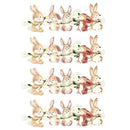 DIY Stamp Scrapbook Album Embossing Rabbit Flower Patterns Color Paper (B) A
