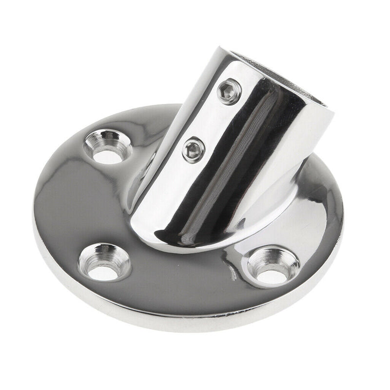 316 Marine-Grade Stainless Steel Boat Hand Rail Fitting 60 Degree Round Base for