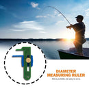ABS Measuring Tools Movable Vernier Caliper Ruler for Fishing Line Fishhook A