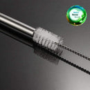 Stainless steel straw reusable 7-piece set, Bombilla straw cleaning brush f J7J5