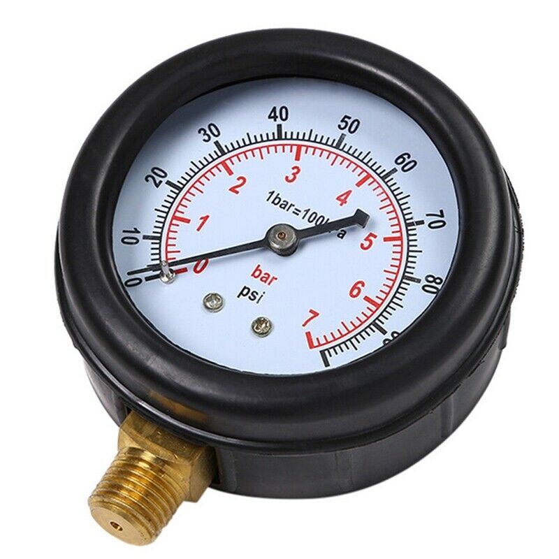 Oil Pressure Gauge Multi-Function Auto Motor Gas Engine Compression Cylinde K6U1