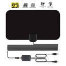 4K Digital TV Antenna 50 Mile Mini Indoor Active HDTV Aerial with Amplifier A