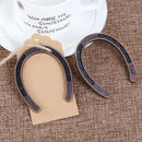 3Pcs Zinc Alloy Big Horseshoe Horse Charms Keychain Key Rings DIY Jewelry Mak BX