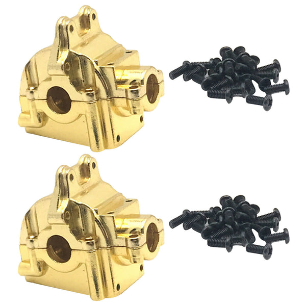2 Pes 1/14 Golden Gearbox Housing for WLtoys 144001 Car Buggy Accessories