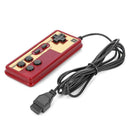 Wired 8 Bit TV Red and White Machine Game Player Handle Gampad Controller