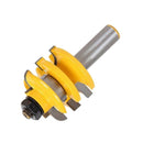 Wood Router Bit 3/8" Depth Rail and Stile Finger Joint Glue Tenon Bit