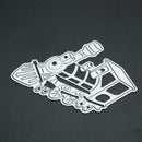 DIY Train-shaped Cutting Dies Stencil Scrapbooking Embossing Template Craft