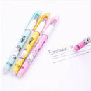 3X Erasable Gel Pens Blue Gel-ink Pens for Office School Supplies Writing Tool