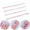 4pcs/set Pimple Blemish Comedone Acne Extractor Remover Needles Beauty Tool A
