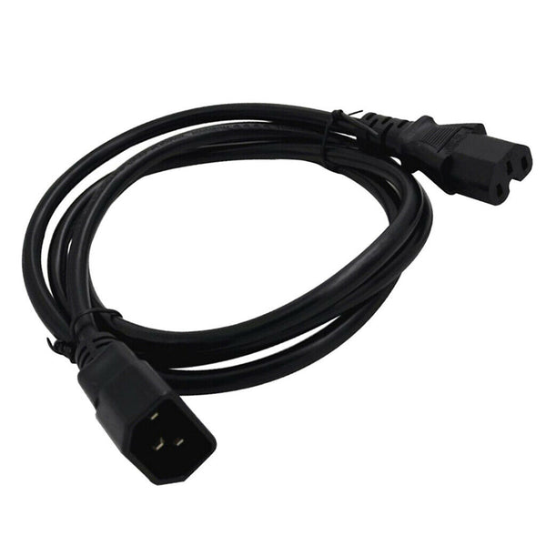 2x IEC320 C14 Male To C15 Female C14-C15-Cable Power Cord UPS Server Kit