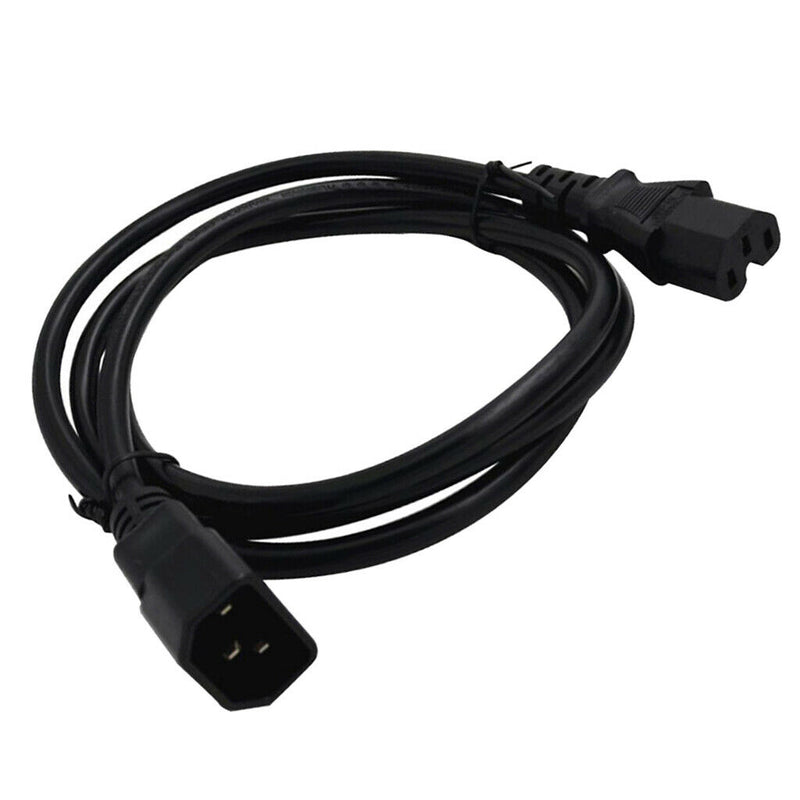 2x IEC320 C14 Male To C15 Female C14-C15-Cable Power Cord UPS Server Kit