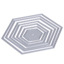 Hexagon Spiral Metal Cutting Dies  Scrapbooking Embossing DIY Paper Card Die Cut