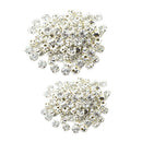 100x Crystal Rhinestone Sew On Loose Faceted Beads for DIY Sewing Crafts 7mm