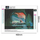 5D DIY Full Drill Diamond Painting Cartoon Lovers Cross Stitch Embroidery