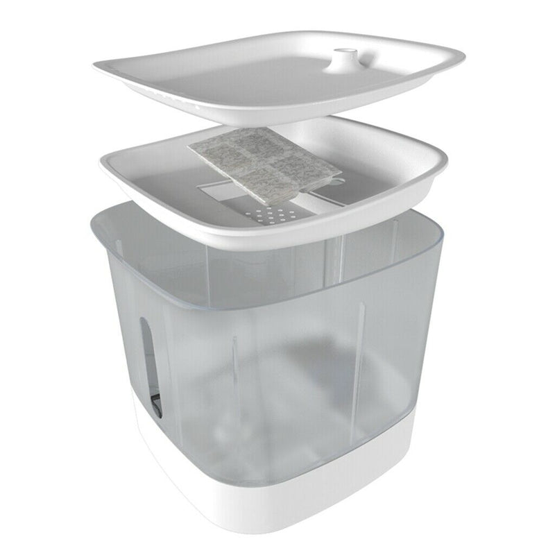 Plastic Pet Drinking FountainÃ¤Â¸Â¨Ultra QuietÃ¤Â¸Â¨Water Fountains for Cats and Dogs