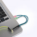 2pcs/Set 3.5mm Male to Female 1 to 2 Plugs Y Splitter Cord for Laptop Cellphone