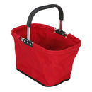 Shopping Basket Folding Portable Shopping Basket Storage Fruit Basket Picni S3V5