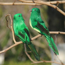 Mini artificial foam feather bird wedding decorative doves bird home decor FU