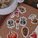 46Pcs The story about forest stickers set decorative stationery stickers DIY