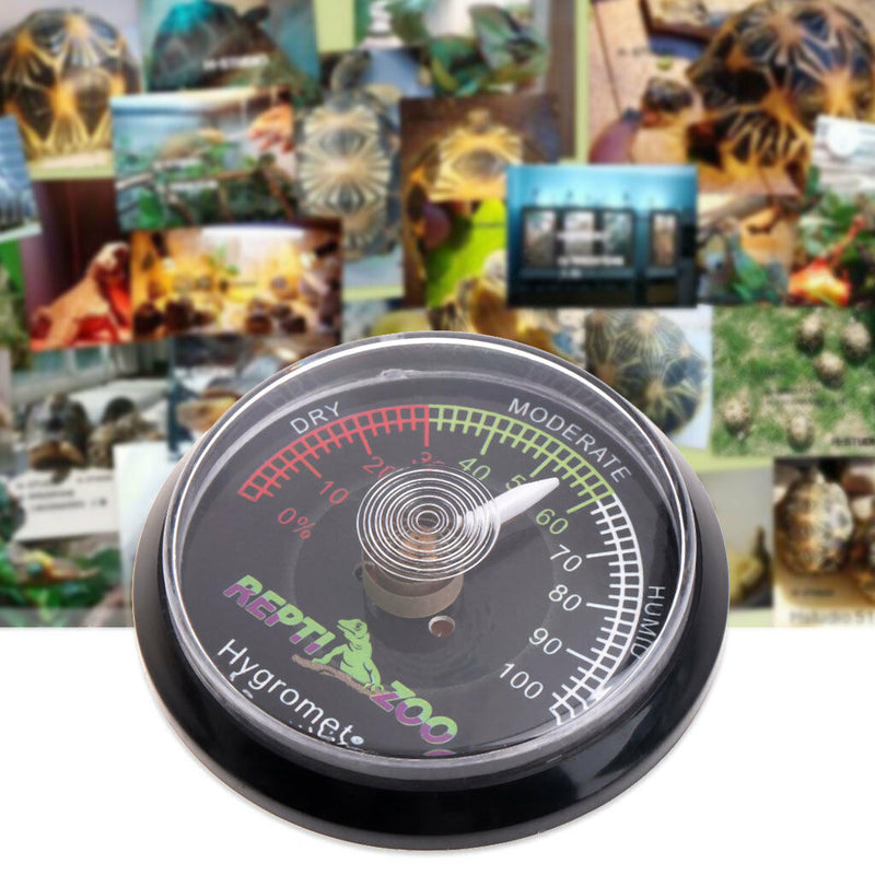 Vivarium Reptile Tortoise Terrarium Hygrometer Humidity Meter Gauge Rearing Box