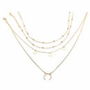 Ladies Necklace Collar Multi Row Necklace Choker Necklace (S)