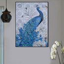 5D DIY Special Shaped Diamond Painting Peafowl Cross Stitch Embroidery Kits