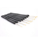 8Pcs/set Black Knitting Needles Crochet Hooks for Knit DIY Craft Loom ToolS Ew