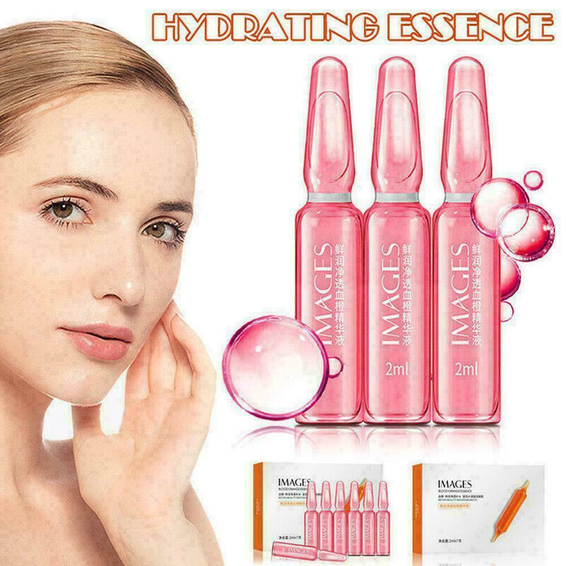 2ml * 7Pcs Dark Spot Corrective Ampoule Skin Care Essence Orange Ampoule B5 K3Z1