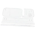 6pcs Clear Acrylic Leather Handbag Purse Template Stencils DIY Leathercraft