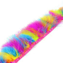 2.09 Yard Turkey Feather Trim Trimmings Fringe Ribbon DIY Clothes Bag Clothes