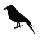 Artificial Feathered Crows Ravens DIY Birds Craft for Home Garden Lawn