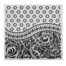 Flower Printed DIY Scrapbooking Plastic Embossing Template Folder Stencil