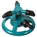 Garden Sprinklers Water Durable Rotary Three Nozzle Arm Pipe Hose Sprinkler