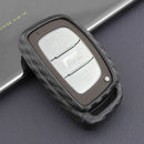 For Hyundai Tucson Ilante Sonata Carbon Fiber Smart Cars Key Cover Accessori FZA