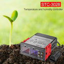 STC-3028 AC110-220V Dual LCD Temperature Humidity Controller Thermostat G9N6