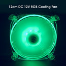 12cm DC 12V RGB Cooling Fan Desktop Case Chassis Small 3Pin Cooler Radiator A