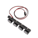 RC LED Light Bar Roof Lamp for 1/10 Traxxas Trx4 SCX10 D90 RC 4WD Crawler C