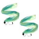 2x Flowy Silk Veil Poi Throw Balls Belly Dance Costume Dancing Accessories