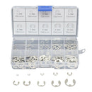 Stainless Steel E Clips Circlip Retaining  Kit 120pcs M1.5 Parts -