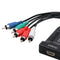 Male YPbPr to Female HDMI Component to HDMI Support 1080P for Laptop DVD
