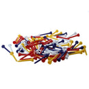 100pcs 49mm color mixed plastic Golf Tees Y7L3
