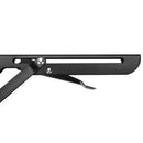 2 Pcs 10 Inch Sturdy Folding Shelf Brackets - Heavy Duty Metal Triple-corne