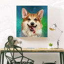 5D Round Diamond Painting Dog Cross Stitch Embroidery Beaded Needlework